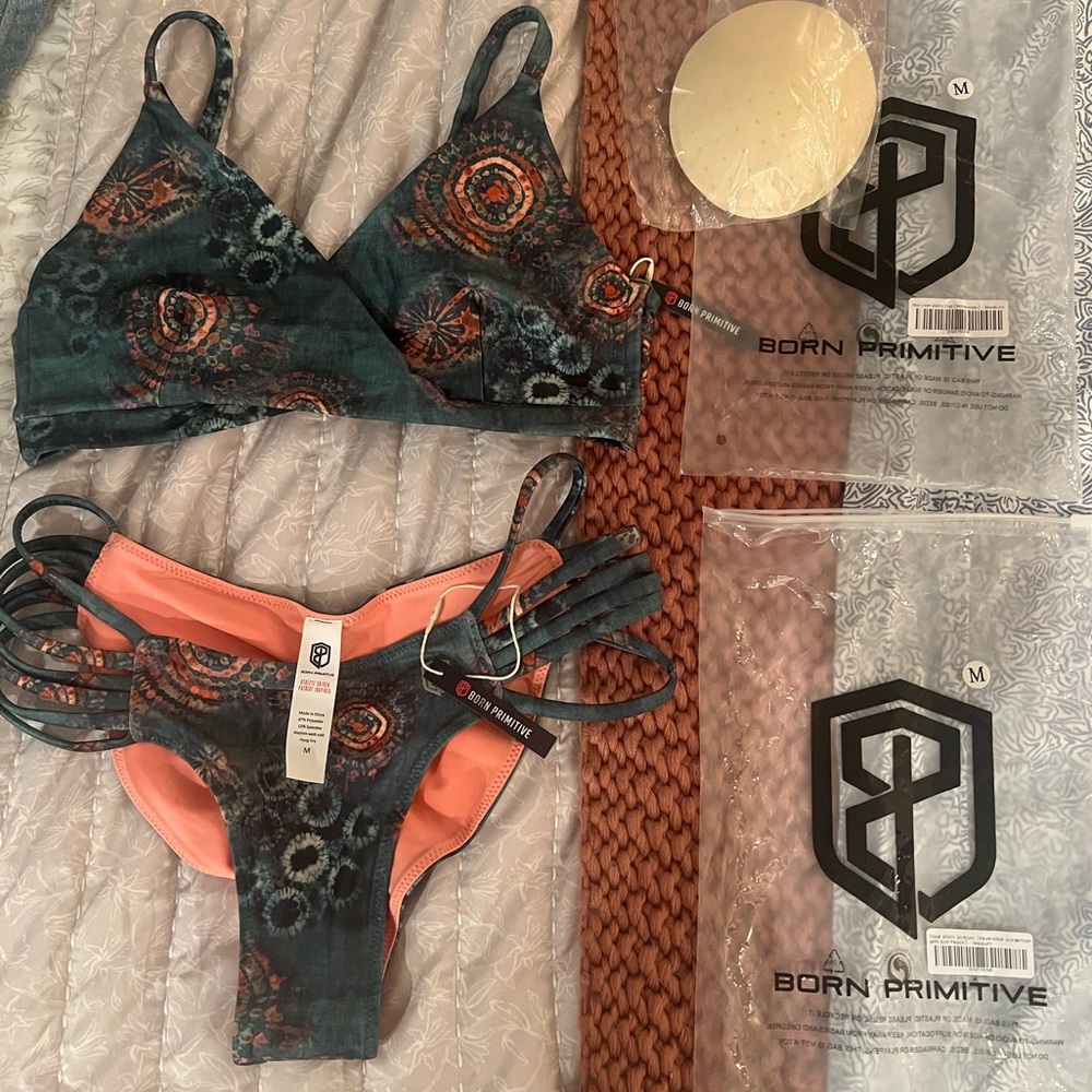 HOLDING- DON’T PURCHASE: Born Primitive Swimwear— Bikini top and bottom